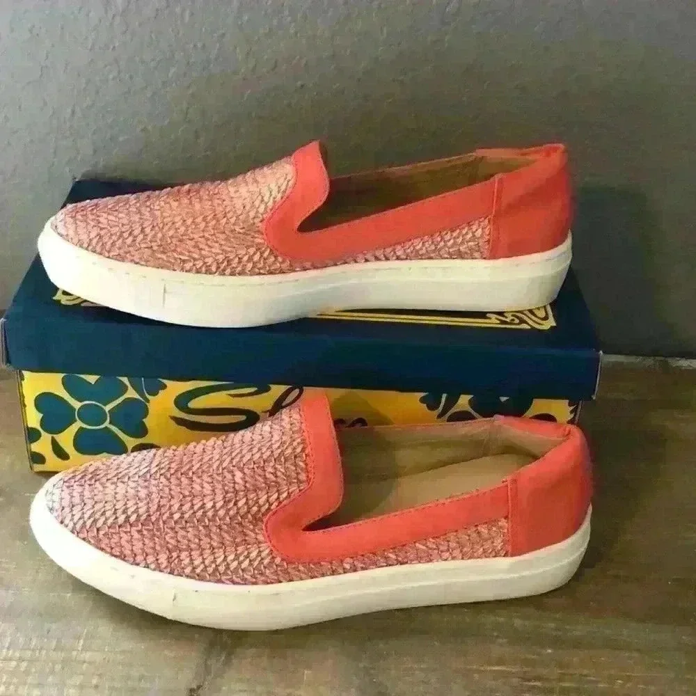 Sbicca NIB Vintage Collection Rafa Slide on Coral Shoes Women’s size 7.5